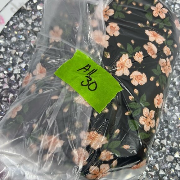 Sugr jacket floral zip up flowers lightweight sweater Green Floral Bomber Jacket - Picture 7 of 7